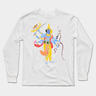 Lord Vishnu Hindu God Long Sleeve T-Shirt